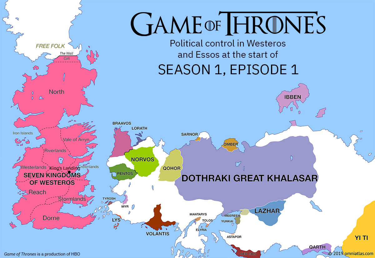 Detailed Westeros Map Detailed Westeros Map